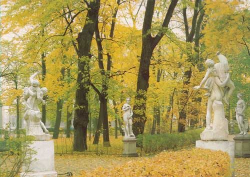 Summer garden and summer palace image